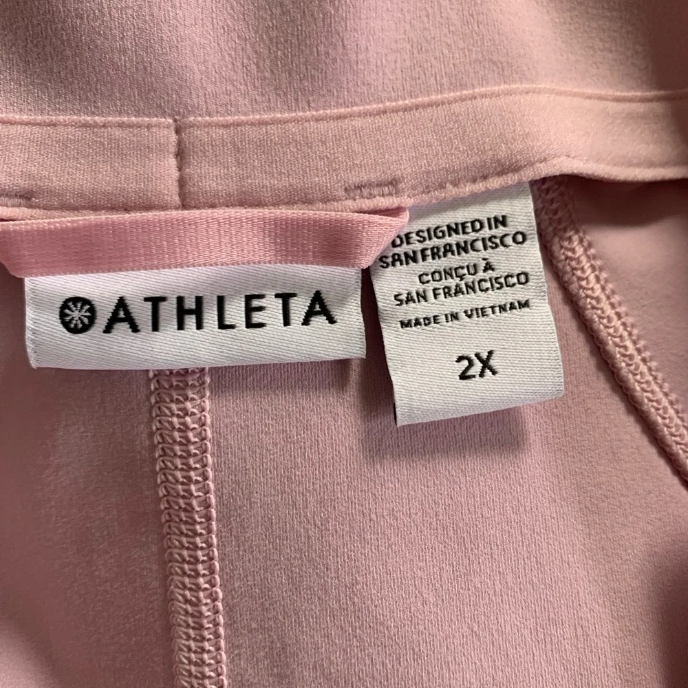 Athleta Salutation Jacket 2.0 Begonia Pink 2X - Picture 5 of 8